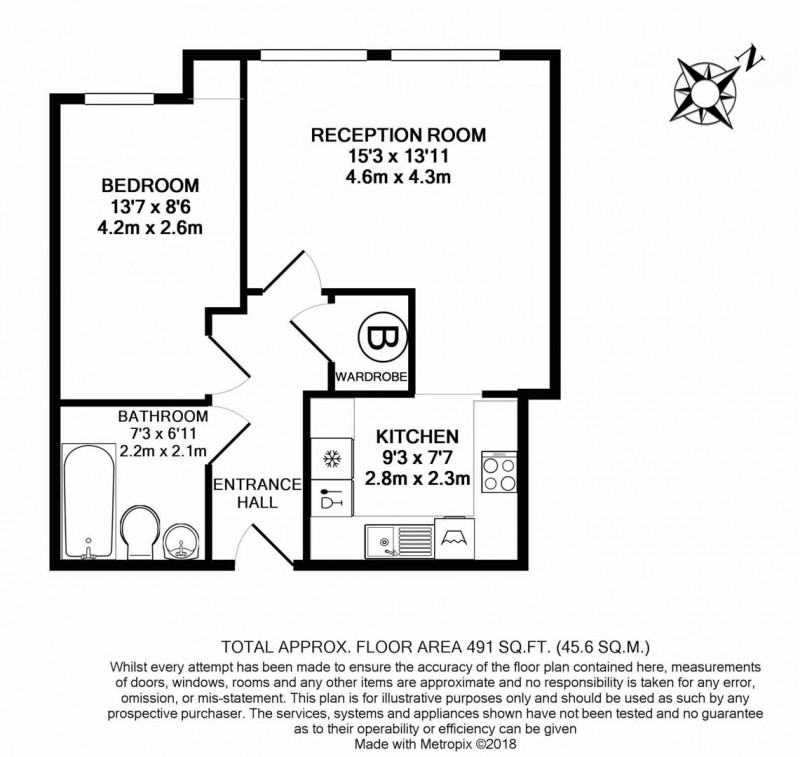 Floorplan for Finsbury Grange, N4 2LX