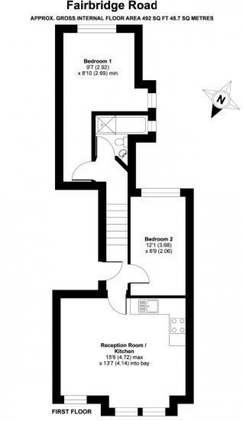 Floorplan for Fairbridge Road, N19 3HY