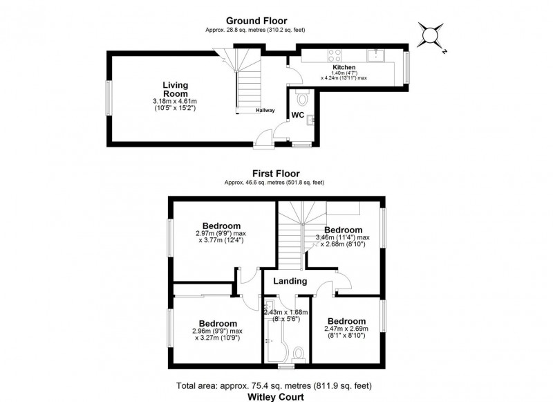 Floorplan for Witley Road, N19 5SQ