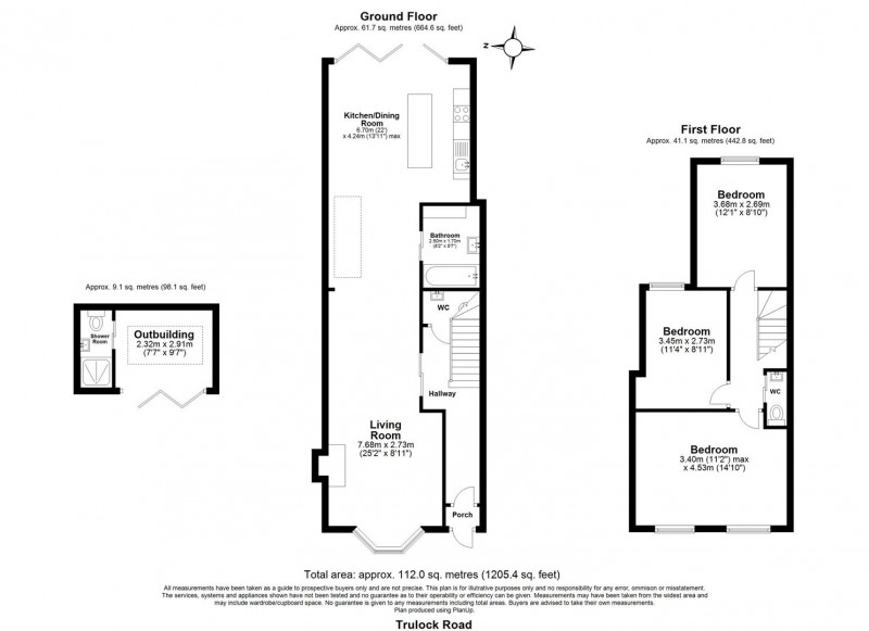 Floorplan for Trulock Road, N17 0PH